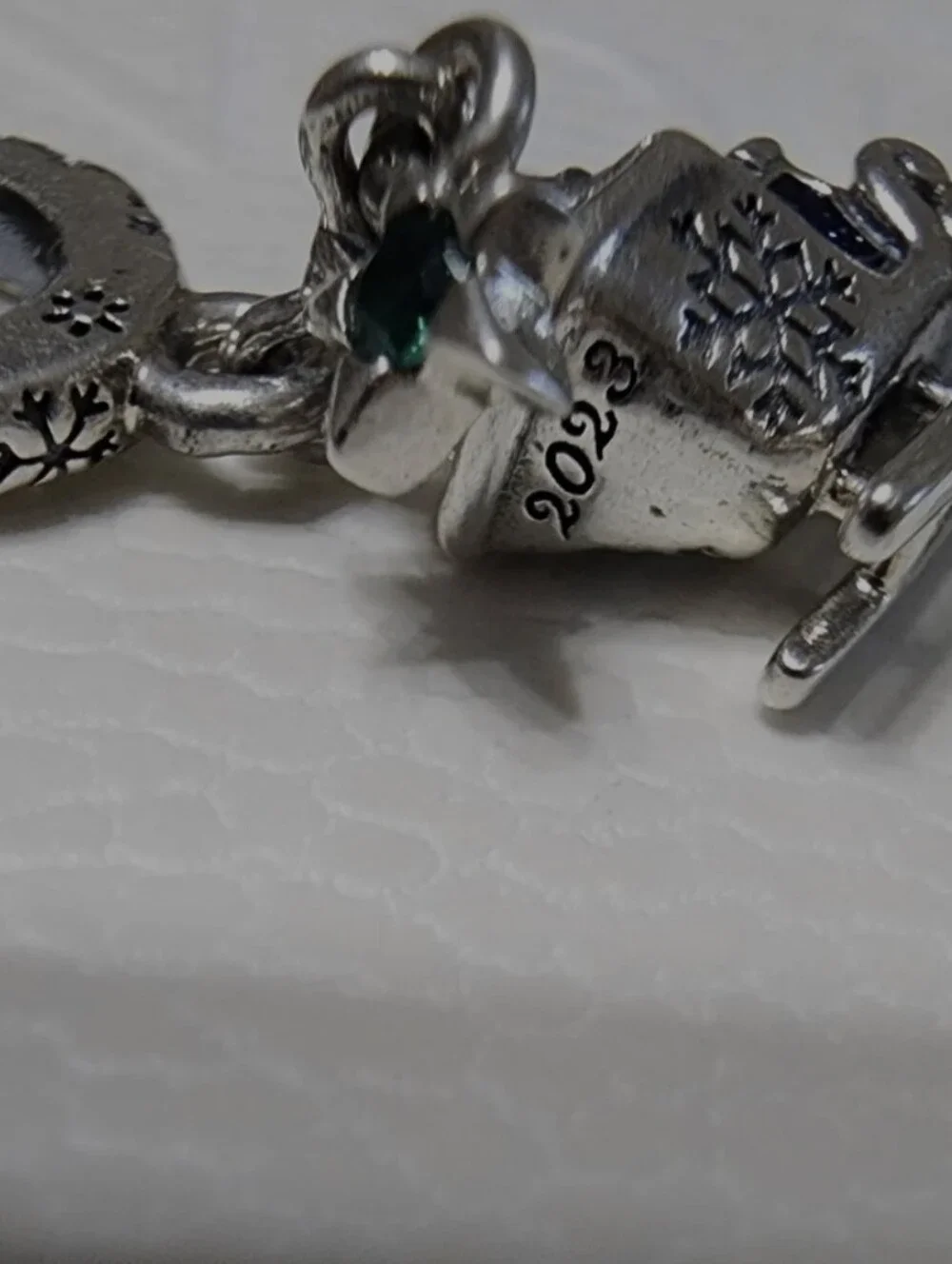 Authentic Pandora Christmas Sleigh 2023 Dangle Charm
